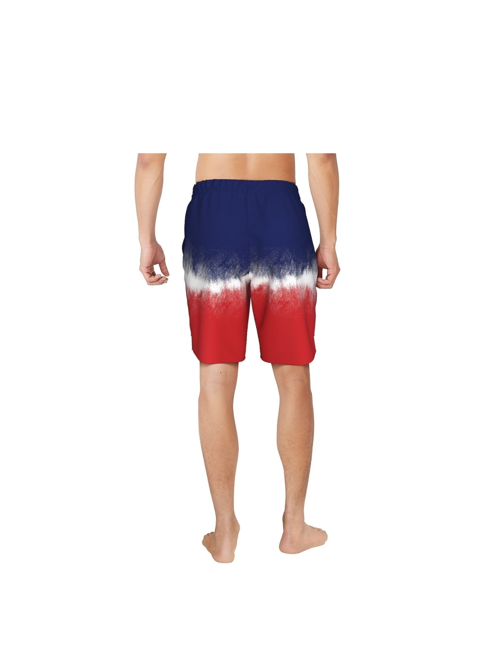 Nike Men’s Navy and Red Ombre Swim Board Shorts - Picture 2 of 3